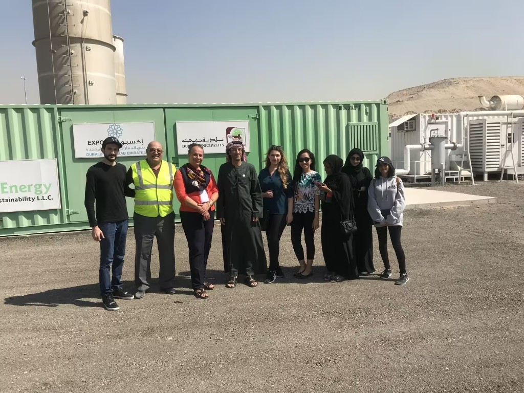 Site visit to GESS sustainability facility in Dubai