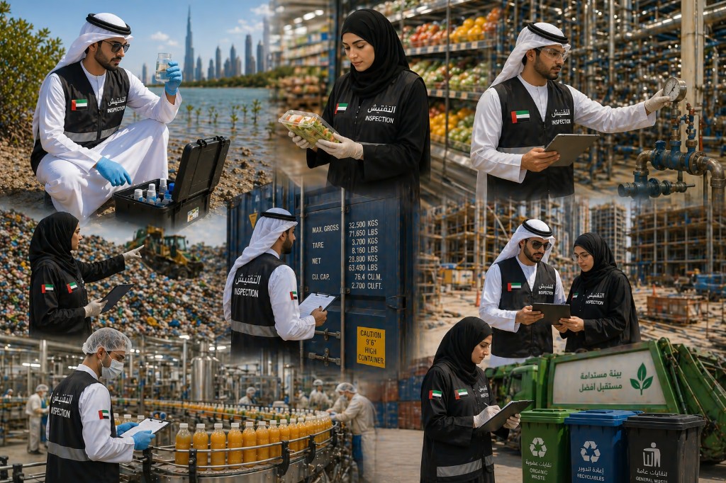 Inspection and oversight professionals across environmental, industrial, and food safety sectors in the UAE