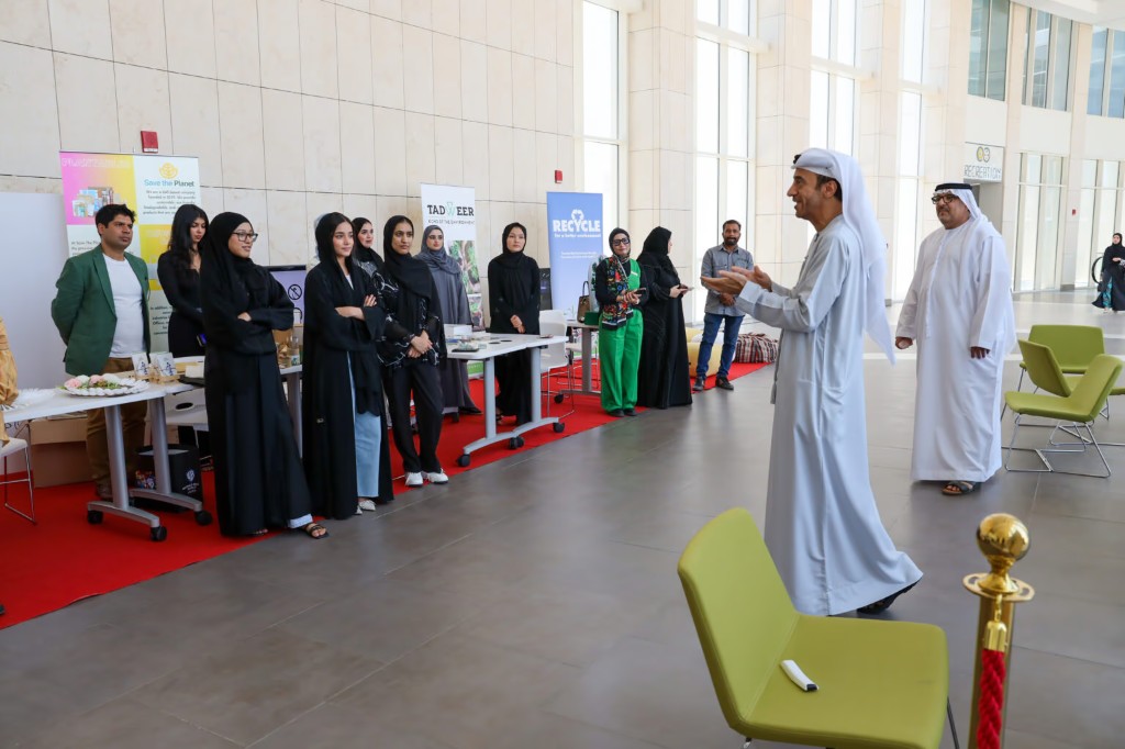 Sustainability outreach session with students