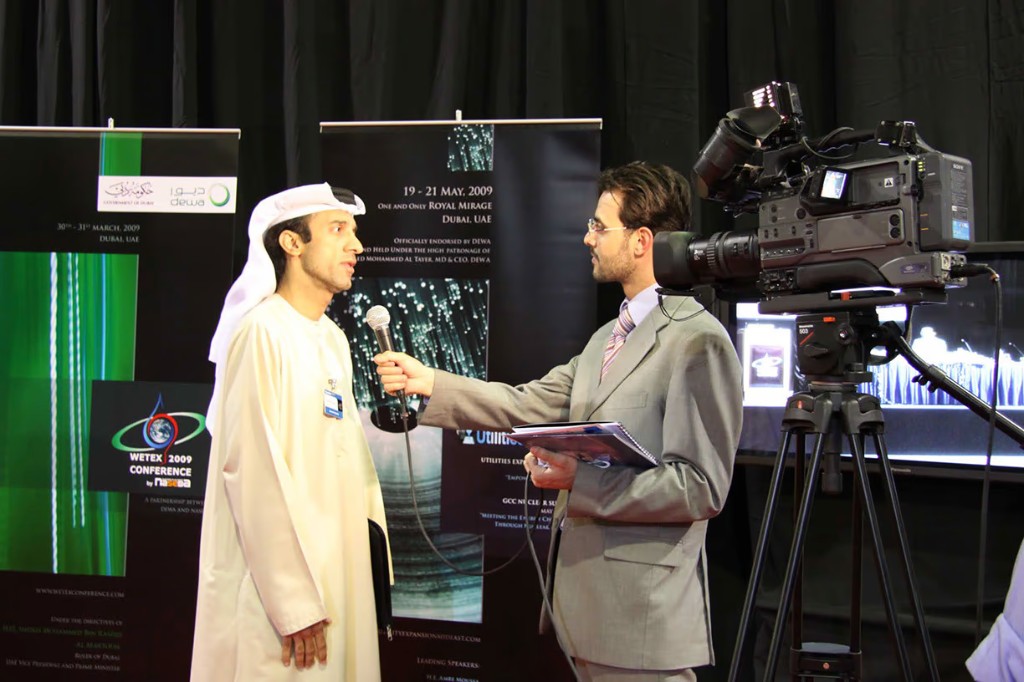 WETEX conference media interview